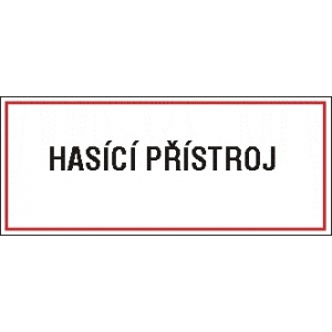 HASÍCÍ PŘÍSTROJ 