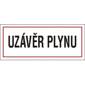 UZÁVĚR PLYNU